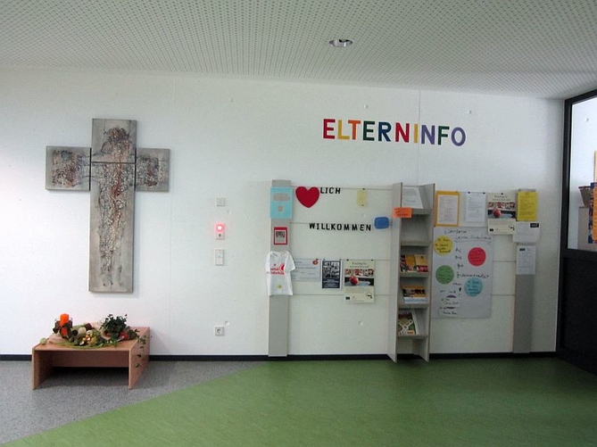 Info-Wand für Eltern
